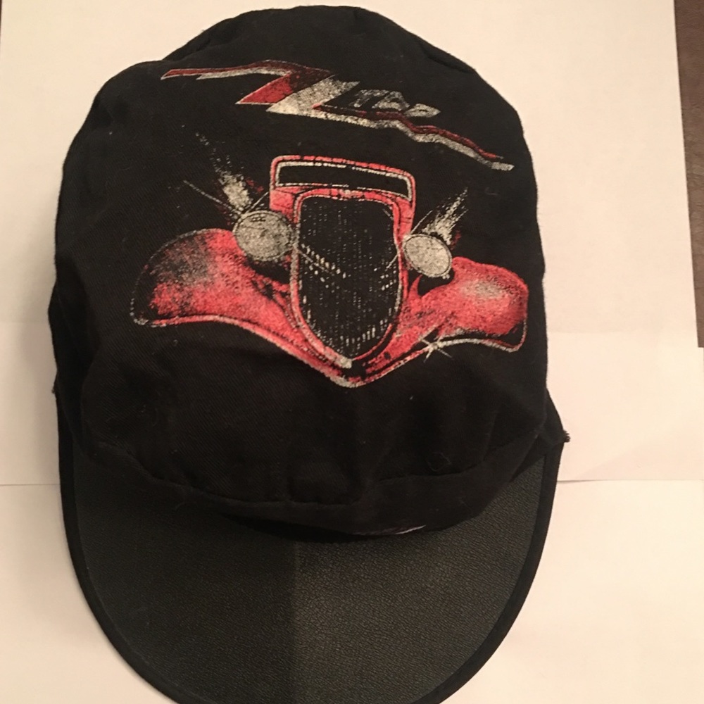 ZZ Top VINTAGE 1983 Eliminator tour painter’s cap.